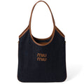 Retro Denim Canvas Tote Bag