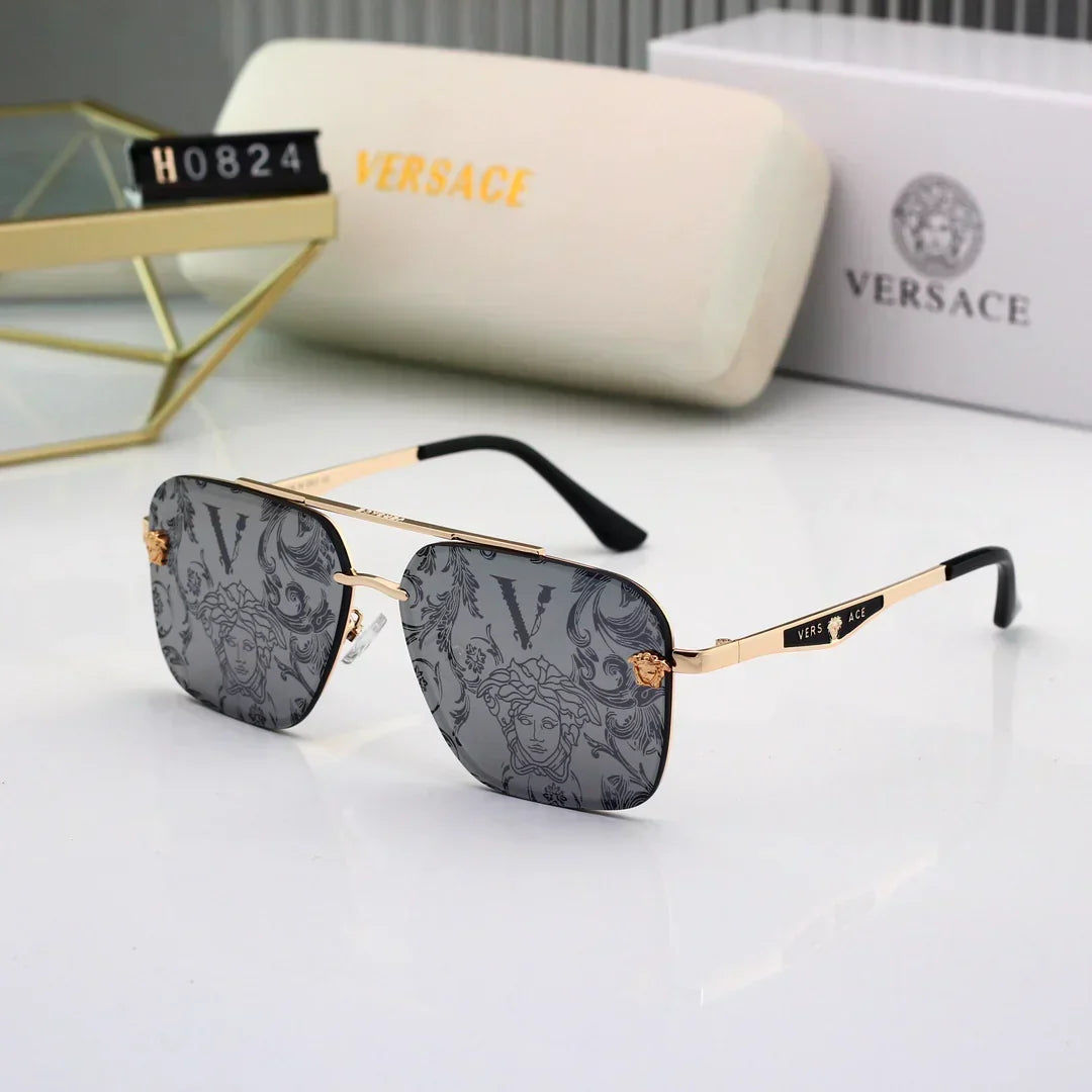 7-color high-definition lens metal sunglasses 0824