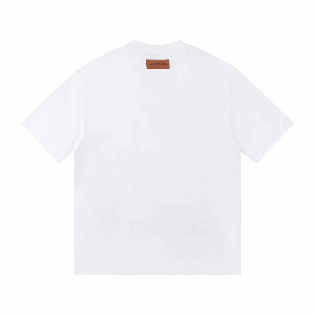 Alphabet pattern print t-shirt
