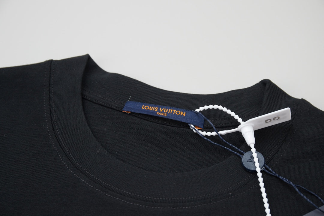 Simple letter printing t-shirt