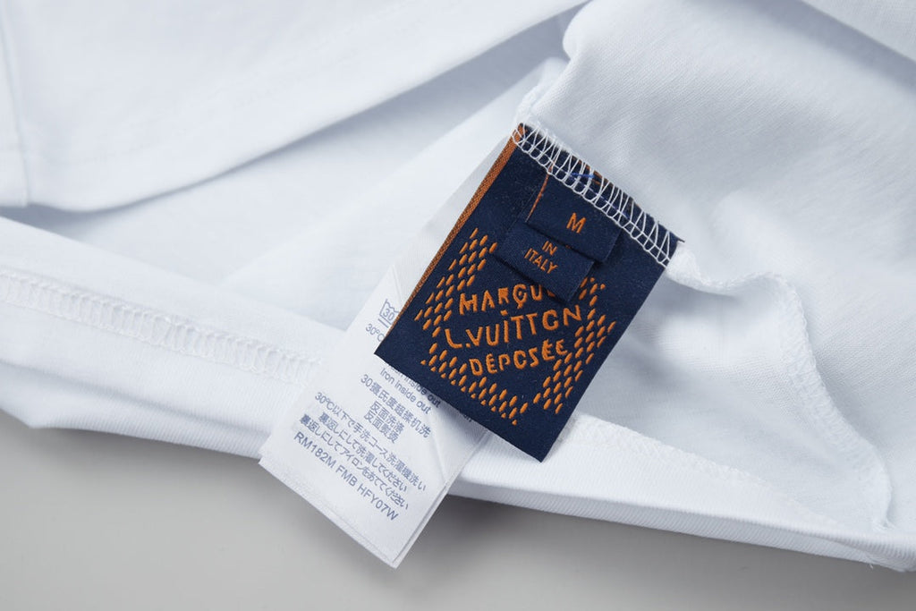 Simple letter printing t-shirt