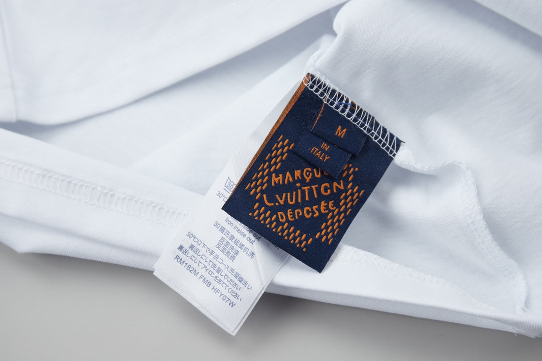 Simple letter printing t-shirt