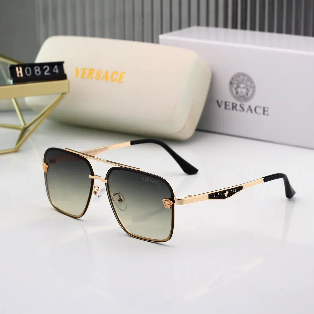 7-color high-definition lens metal sunglasses 0824
