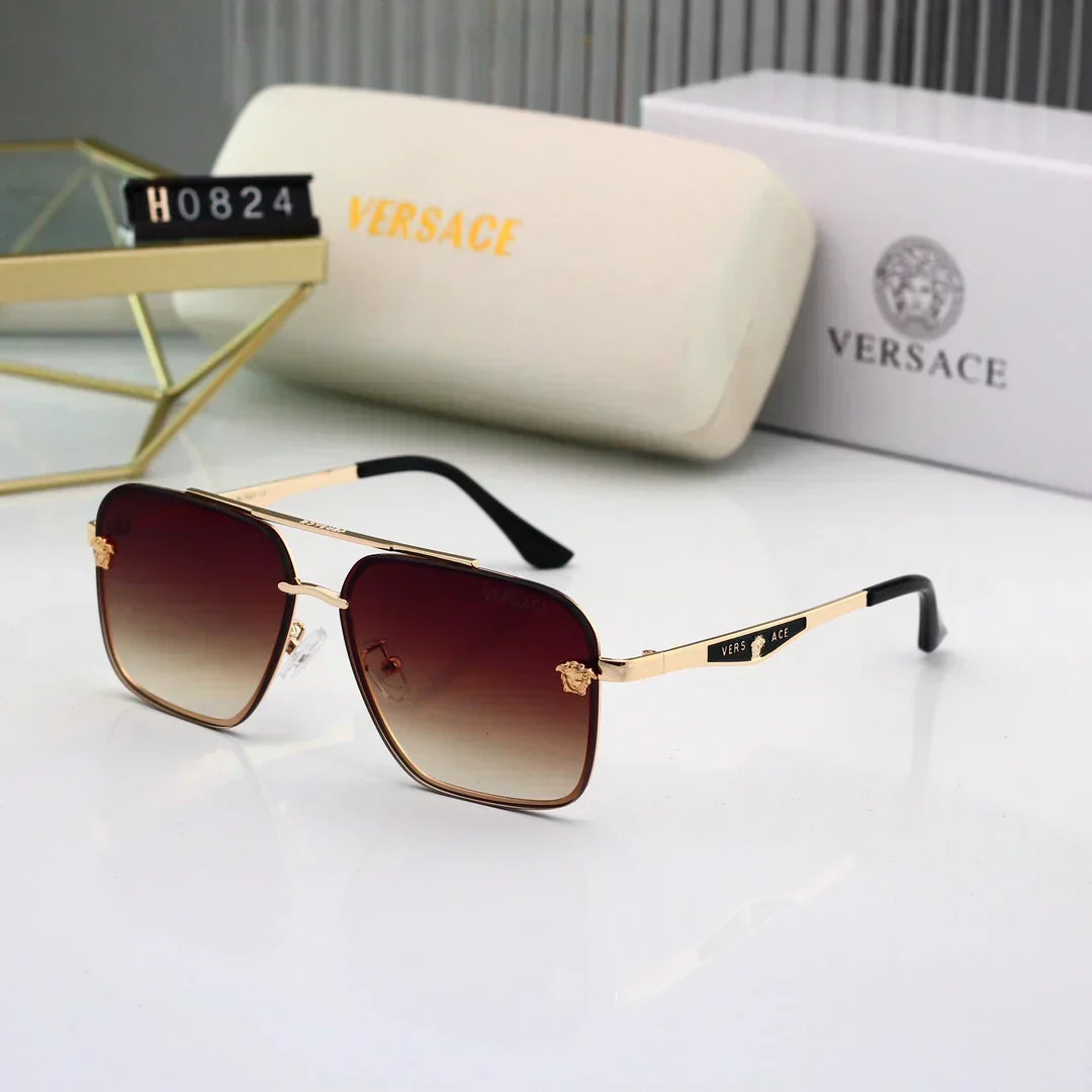 7-color high-definition lens metal sunglasses 0824