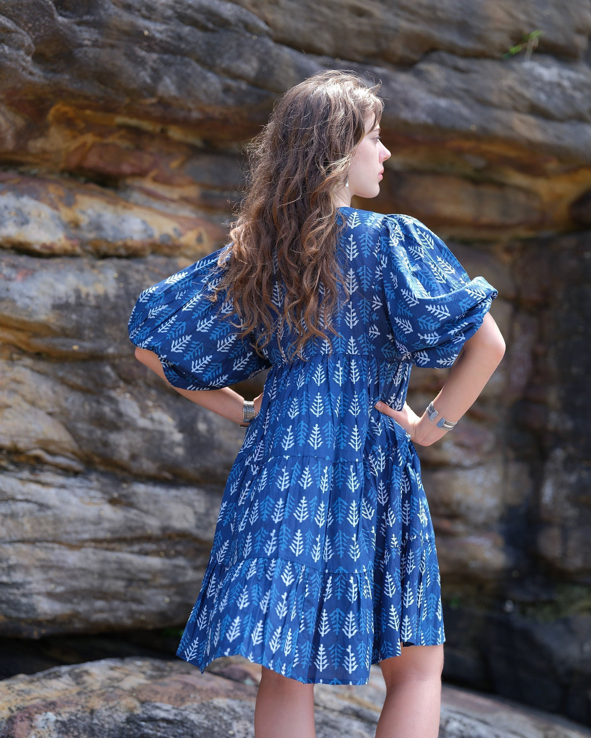 Neera Short Dress in Neela