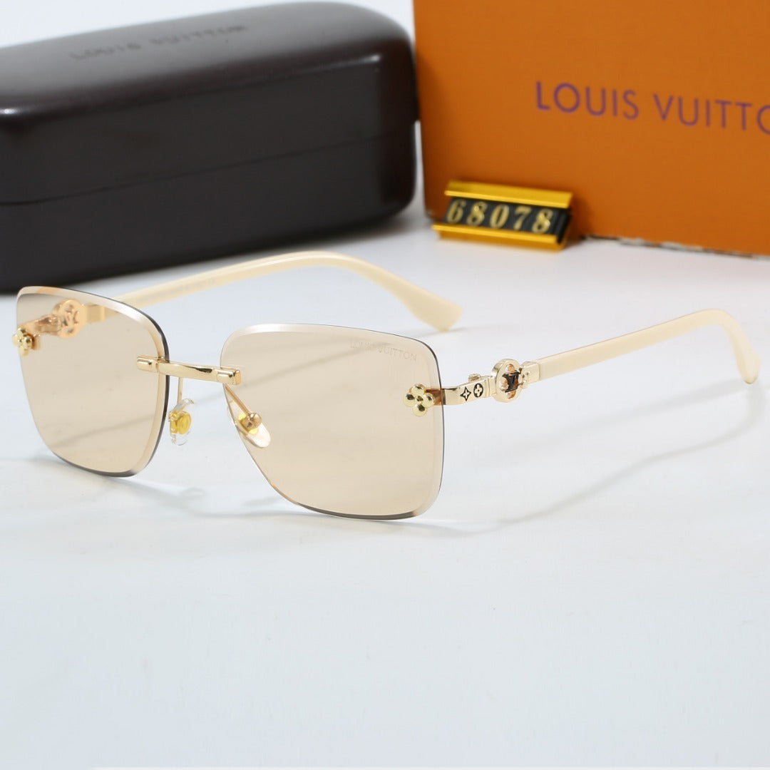 Clover Stud Rimless Sunglasses