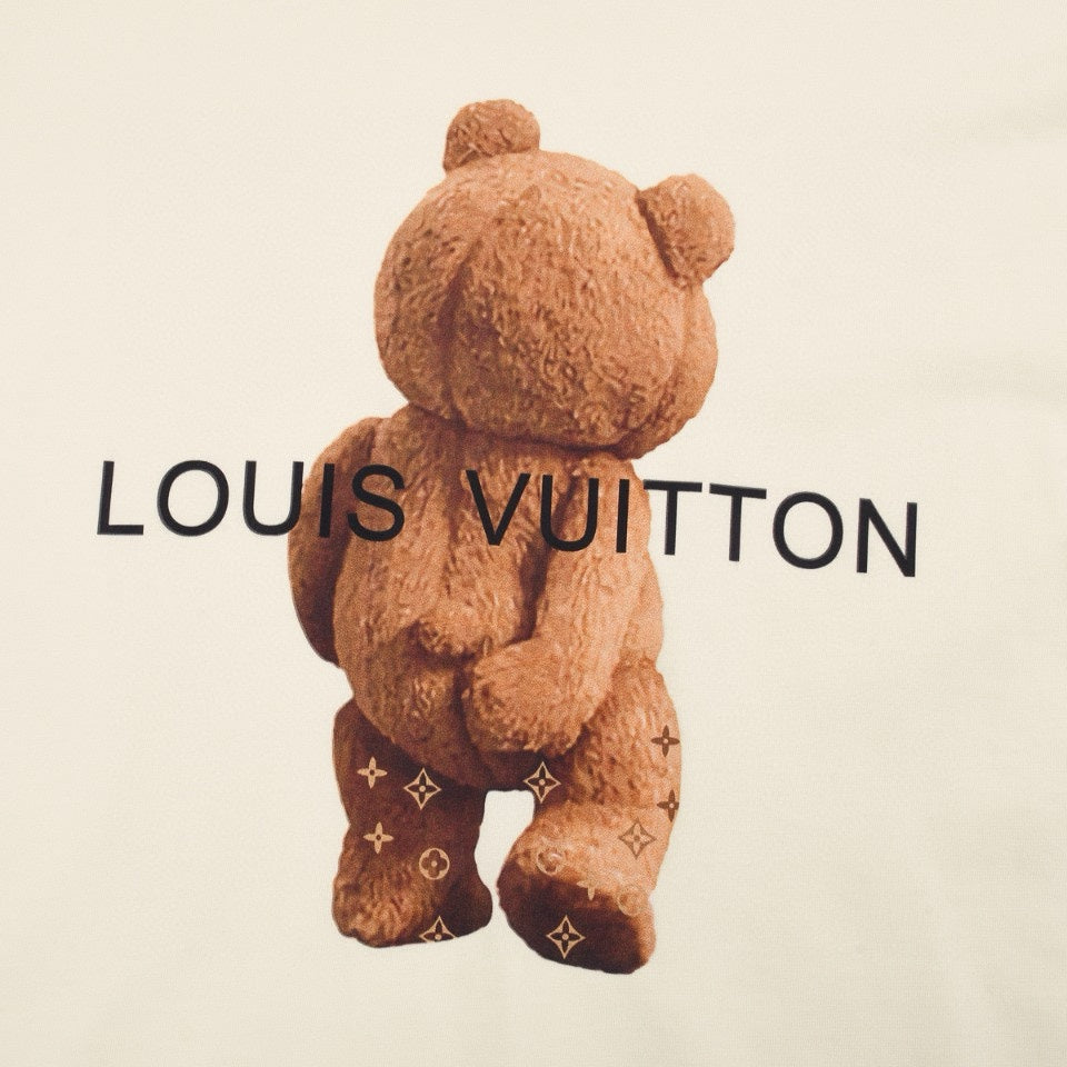 Bear print fashion t-shirt